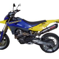 Scarico GPR compatibile con  Husqvarna TE 410 E - SM 410 2007-2009, Gpe Ann. titanium, Terminale di scarico semi-completo, omologato, con db killer estraibile e raccordo specifico