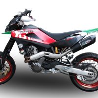 Scarico GPR compatibile con  Husqvarna TE 610 E - SM 610  2005-2006, Furore Poppy, Scarico omologato, silenziatore con db killer estraibile e raccordo specifico