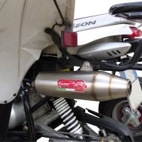 Scarico GPR compatibile con  Aeon Cobra 350 2007-2021, Deeptone Atv, Scarico completo omologato,fornito con db killer estraibile e collettore