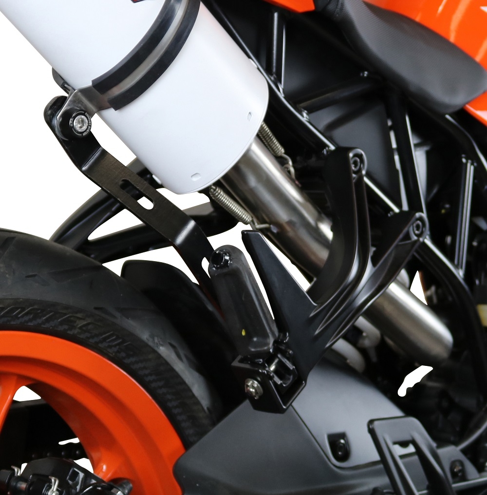 Scarico GPR compatibile con  Ktm Rc 125 2017-2020, M3 Inox , Terminale di scarico omologato,fornito con db killer estraibile,catalizzatore e collettore