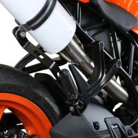 Scarico GPR compatibile con  Ktm Rc 125 2017-2020, Furore Evo4 Nero, Terminale di scarico omologato,fornito con db killer estraibile,catalizzatore e collettore