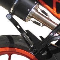 Scarico GPR compatibile con  Ktm Rc 390 2015-2016, M3 Black Titanium, Scarico omologato, silenziatore con db killer estraibile e raccordo specifico