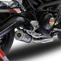 Scarico GPR compatibile con  Yamaha Mt-09 2014-2020, M3 Inox , Scarico completo racing, fornito con db killer estraibile e collettore, non conforme per uso stradale