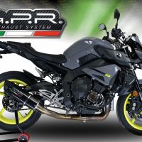 Scarico GPR compatibile con  Yamaha Mt-10 2016-2024, Furore Evo4 Nero, Scarico semi-completo omologato,fornito con db killer estraibile,catalizzatore e collettore