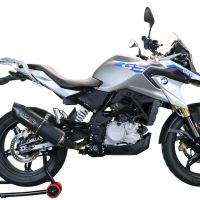 Scarico GPR compatibile con  Bmw G 310 Gs 2022-2024, Furore Evo4 Nero, Scarico completo omologato,fornito con db killer estraibile,catalizzatore e collettore