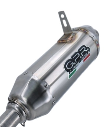 Scarico GPR compatibile con  Can Am Outlander 850 MAX / XT 2016-2023, PENTACROSS INOX, Scarico omologato, silenziatore con db killer estraibile e raccordo specifico