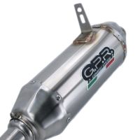 Scarico GPR compatibile con  Can Am Outlander 650 XT 2013-2023, PENTACROSS INOX, Scarico omologato, silenziatore con db killer estraibile e raccordo specifico