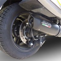 Scarico GPR compatibile con  Can Am Spyder 1000 i.e. Rs 2008-2012, Furore Nero, Terminale di scarico omologato,fornito con db killer estraibile,catalizzatore e collettore