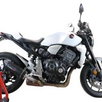 Scarico GPR compatibile con  Honda Cb 1000 R  2021-2024, Furore Evo4 Poppy, Scarico omologato, silenziatore con db killer estraibile e raccordo specifico