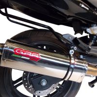 Scarico GPR compatibile con  Honda Cbf 1000 - ST  2010-2016, Trioval, Scarico omologato, silenziatore con db killer estraibile e raccordo specifico