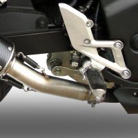 Scarico GPR compatibile con  Honda Cbr 250 R 2010-2014, M3 Poppy , Terminale di scarico omologato,fornito con db killer estraibile,catalizzatore e collettore