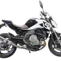 Scarico GPR compatibile con  Cf Moto 650 Nk 2021-2024, M3 Inox , Terminale di scarico omologato,fornito con db killer estraibile,catalizzatore e collettore