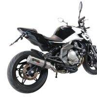 Scarico GPR compatibile con  Cf Moto 650 Nk 2021-2024, M3 Inox , Terminale di scarico omologato,fornito con db killer estraibile,catalizzatore e collettore