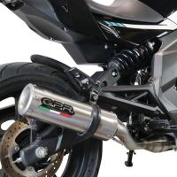 Scarico GPR compatibile con  Cf Moto 700 Mt 2023-2024, M3 Inox , Terminale di scarico omologato,fornito con db killer estraibile,catalizzatore e collettore