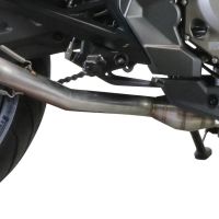 Scarico GPR compatibile con  Cf Moto 400 NK 2019-2020, GP Evo4 Black Titanium, Terminale di scarico omologato,fornito con db killer estraibile,catalizzatore e collettore