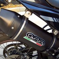 Scarico GPR compatibile con Derbi Mulhacèn 2006-2011, Furore Poppy, Terminale di scarico omologato,fornito con db killer estraibile,catalizzatore e collettore 