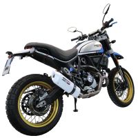 Scarico GPR compatibile con  Ducati Scrambler 800 Icon -Icon Dark 2021-2022, Albus Evo4, Terminale di scarico omologato, fornito con db killer estraibile, catalizzatore e raccordo specifico