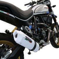 Scarico GPR compatibile con  Ducati Scrambler 800 Icon -Icon Dark 2021-2022, Albus Evo4, Terminale di scarico omologato, fornito con db killer estraibile, catalizzatore e raccordo specifico