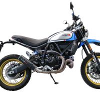 Scarico GPR compatibile con  Ducati Scrambler 800 Urban Motard 2021-2023, M3 Black Titanium, Terminale di scarico omologato,fornito con db killer estraibile,catalizzatore e collettore