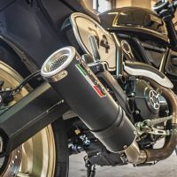 Scarico GPR compatibile con  Ducati Scrambler 800  2015-2016, M3 Black Titanium, Terminale di scarico omologato,fornito con db killer estraibile,catalizzatore e collettore