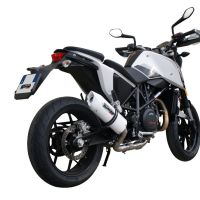 Scarico GPR compatibile con  Ktm Duke 690 2012-2016, Albus Evo4, Scarico omologato, silenziatore con db killer estraibile e raccordo specifico