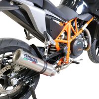 Scarico GPR compatibile con  Ktm Duke 690 2012-2016, M3 Inox , Scarico omologato, silenziatore con db killer estraibile e raccordo specifico