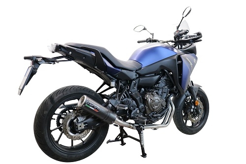 Scarico GPR compatibile con  Yamaha Tracer 700 2019-2020, M3 Poppy , Scarico completo omologato,fornito con db killer estraibile,catalizzatore e collettore