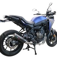 Scarico GPR compatibile con  Yamaha Tracer 700 2019-2020, M3 Poppy , Scarico completo omologato,fornito con db killer estraibile,catalizzatore e collettore