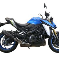 Scarico GPR compatibile con  Suzuki Gsx-S 1000 F 2017-2020, GP Evo4 Titanium, Scarico completo omologato,fornito con db killer estraibile,catalizzatore e collettore