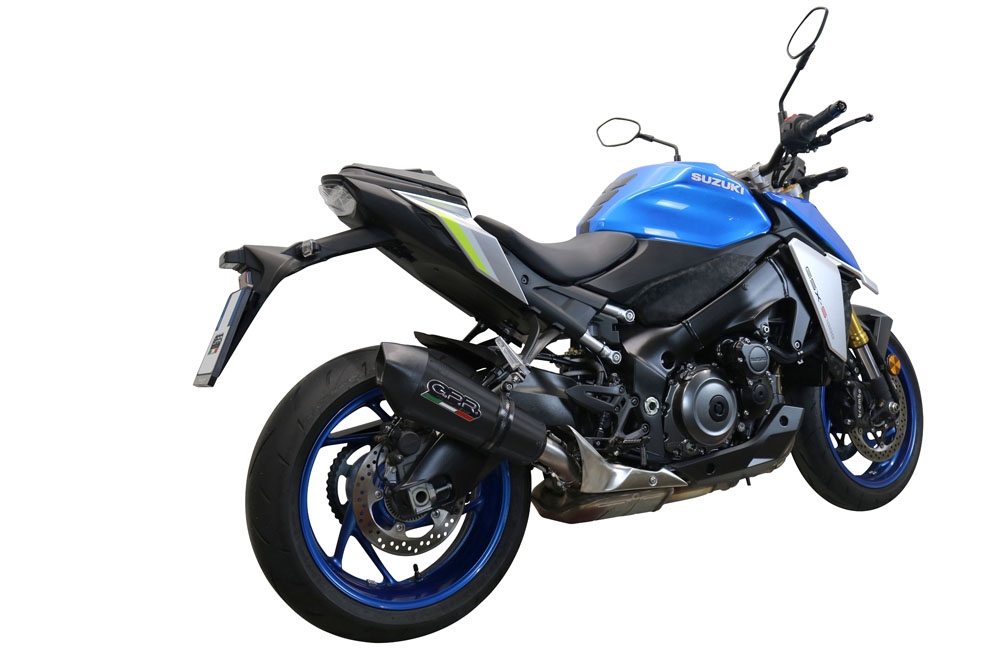 Scarico GPR compatibile con  Suzuki Gsx-S 1000 F 2017-2020, GP Evo4 Titanium, Scarico completo omologato,fornito con db killer estraibile,catalizzatore e collettore