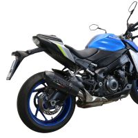 Scarico GPR compatibile con  Suzuki Gsx-S 1000 F 2017-2020, GP Evo4 Titanium, Scarico completo omologato,fornito con db killer estraibile,catalizzatore e collettore