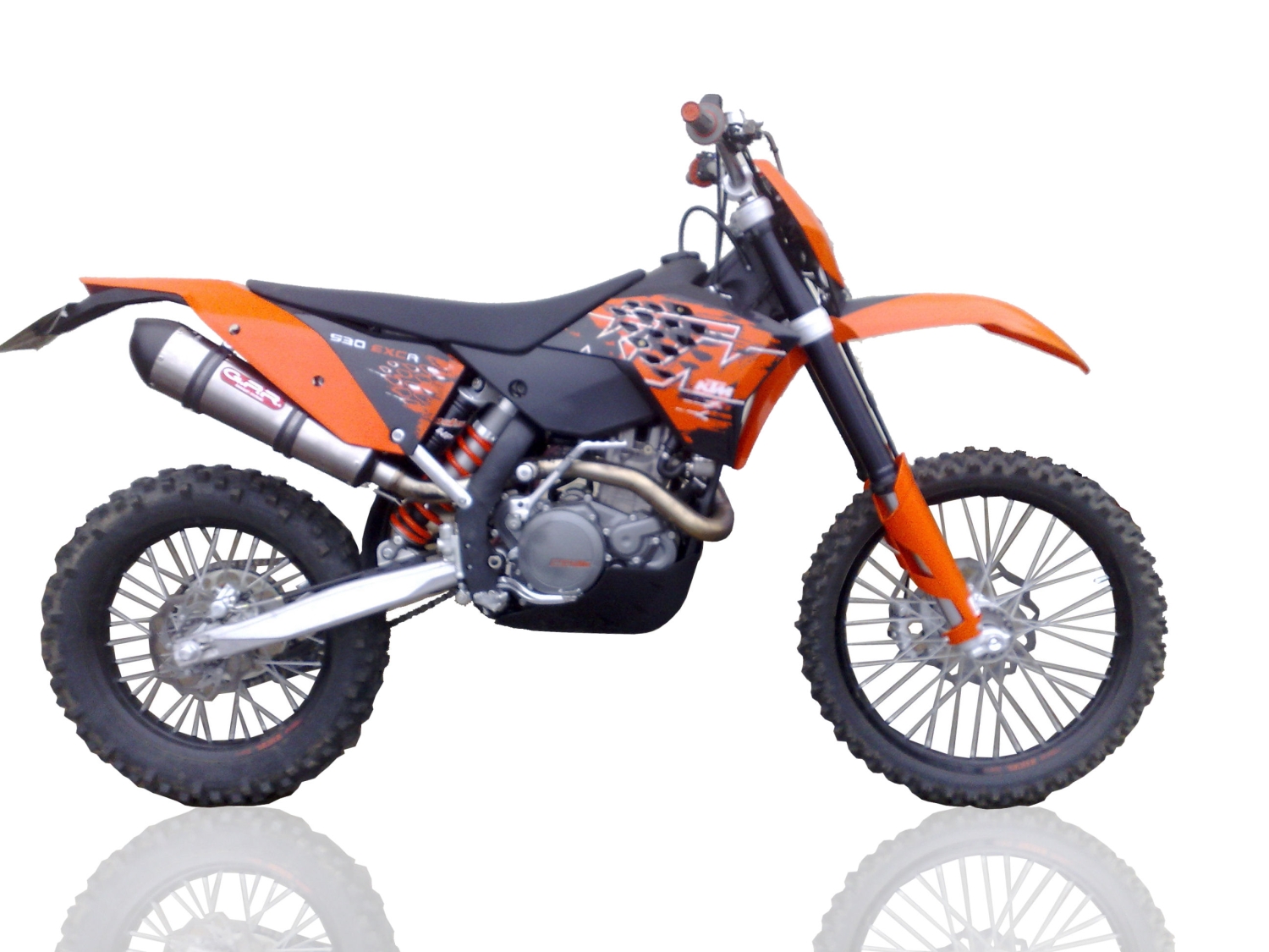 Scarico GPR compatibile con  Ktm SX-F 350 2011-2015, Gpe Ann. titanium, Scarico omologato, silenziatore con db killer estraibile e raccordo specifico