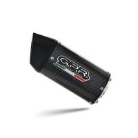 Scarico GPR compatibile con Aprilia Rsv4 1000 - RF - Rr - Racer Pack 2015-2016, Furore Poppy, Scarico omologato, silenziatore con db killer estraibile e raccordo specifico 
