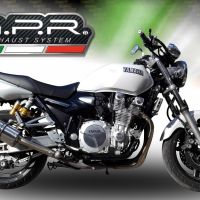 Scarico GPR compatibile con  Yamaha Xjr 1300 2007-2017, Trioval, Scarico omologato, silenziatore con db killer estraibile e raccordo specifico