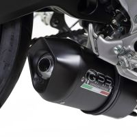 Scarico GPR compatibile con  Yamaha Mt-09 2017-2020, Furore Evo4 Nero, Scarico completo omologato,fornito con db killer estraibile,catalizzatore e collettore