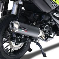 Scarico GPR compatibile con  Honda Adv 350 2022-2024, Pentascooter, Scarico omologato,fornito con db killer estraibile,catalizzatore e raccordo specifico