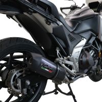 Scarico GPR compatibile con  Honda Nc 750 X - S Dct  2021-2023, Furore Evo4 Poppy, Scarico omologato, silenziatore con db killer estraibile e raccordo specifico