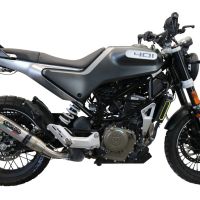 Scarico GPR compatibile con  Husqvarna Vitpilen 401 2021-2023, Deeptone Inox, Scarico omologato, silenziatore con db killer estraibile e raccordo specifico