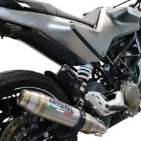 Scarico GPR compatibile con  Husqvarna Vitpilen 401 2021-2023, Deeptone Inox, Scarico omologato, silenziatore con db killer estraibile e raccordo specifico