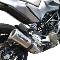 Scarico GPR compatibile con  Husqvarna Vitpilen 401 2021-2023, M3 Inox , Scarico omologato, silenziatore con db killer estraibile e raccordo specifico