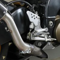 Scarico GPR compatibile con  Kawasaki ZX-10R 2004-2005, M3 Poppy , Scarico omologato, silenziatore con db killer estraibile e raccordo specifico