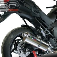 Scarico GPR compatibile con  Kawasaki Versys 1000 I.E. 2011-2013, Trioval, Scarico omologato, silenziatore con db killer estraibile e raccordo specifico