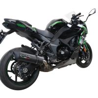 Scarico GPR compatibile con  Kawasaki Ninja 1000 Sx 2020-2020, Furore Evo4 Poppy, Scarico omologato, silenziatore con db killer estraibile e raccordo specifico