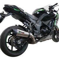 Scarico GPR compatibile con  Kawasaki Ninja 1000 Sx 2020-2020, Gpe Ann. titanium, Terminale di scarico racing, con raccordo, senza omologazione