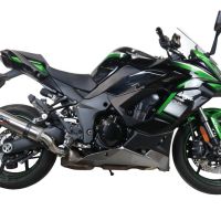 Scarico GPR compatibile con  Kawasaki Ninja 1000 Sx 2021-2023, M3 Inox , Scarico omologato, silenziatore con db killer estraibile e raccordo specifico