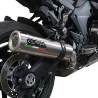 Scarico GPR compatibile con  Kawasaki Ninja 1000 Sx 2021-2023, M3 Inox , Scarico omologato, silenziatore con db killer estraibile e raccordo specifico