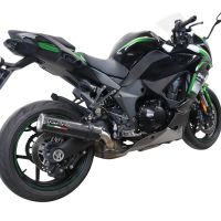 Scarico GPR compatibile con  Kawasaki Ninja 1000 Sx 2021-2023, M3 Poppy , Scarico omologato, silenziatore con db killer estraibile e raccordo specifico