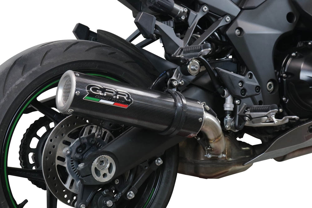 Scarico GPR compatibile con  Kawasaki Ninja 1000 Sx 2021-2023, M3 Poppy , Terminale di scarico racing, con raccordo, senza omologazione