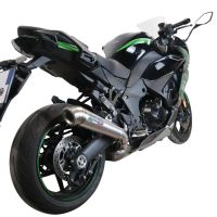 Scarico GPR compatibile con  Kawasaki Ninja 1000 Sx 2021-2023, Powercone Evo, Scarico omologato, silenziatore con db killer estraibile e raccordo specifico
