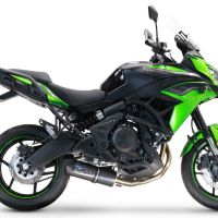 Scarico GPR compatibile con  Kawasaki Versys 650 2017-2020, Furore Evo4 Poppy, Scarico completo omologato,fornito con db killer estraibile,catalizzatore e collettore